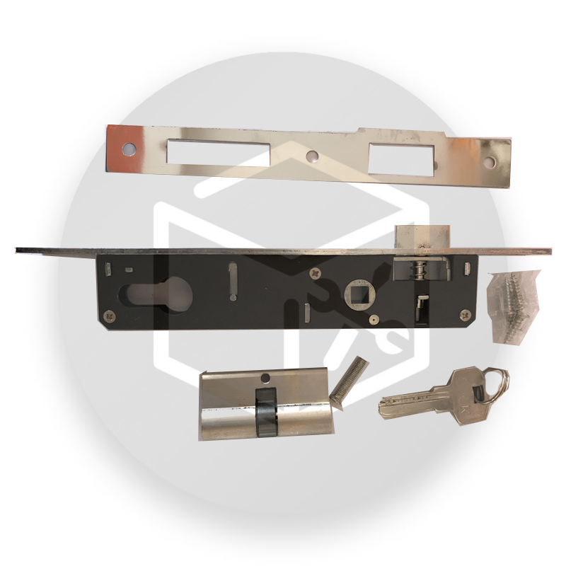 Serrure aluminium complet